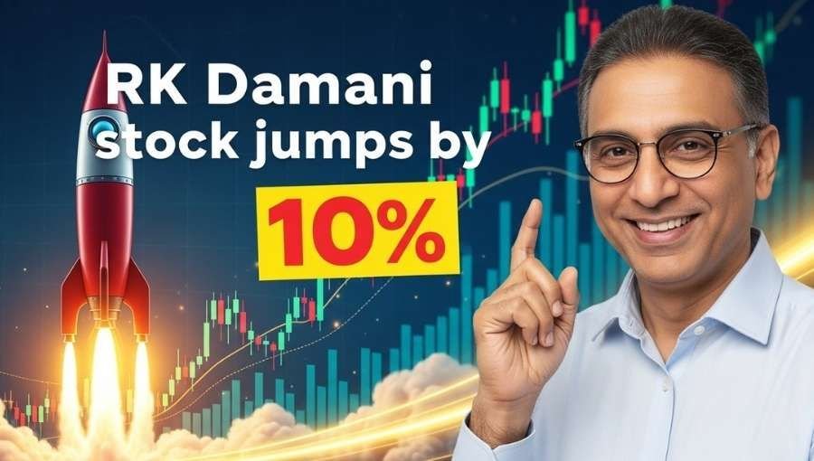 RK Damani Stock Jump By 10 Percente