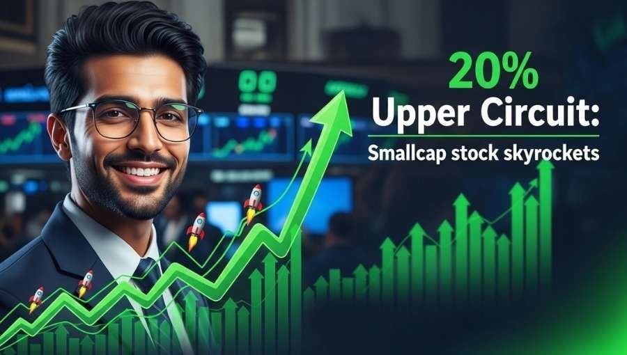 Smallcap Stock On 20 Percente Upper Circuit